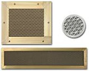 Griglia di ventilazione in metallo - 10 MHz - Metal Textiles Europe - EMC / a nido d'ape