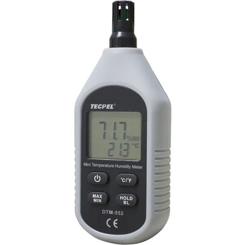 Termo-igrometro per HVAC - DTM-552 - Tecpel  Co., Ltd. - digitale / a lettura diretta / portatile