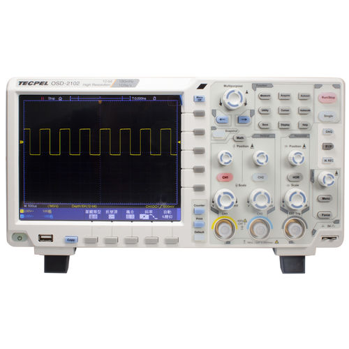 Digitalizzatore/oscilloscopio 2 canali - OSD-2102 - Tecpel  Co., Ltd. - 8 bit