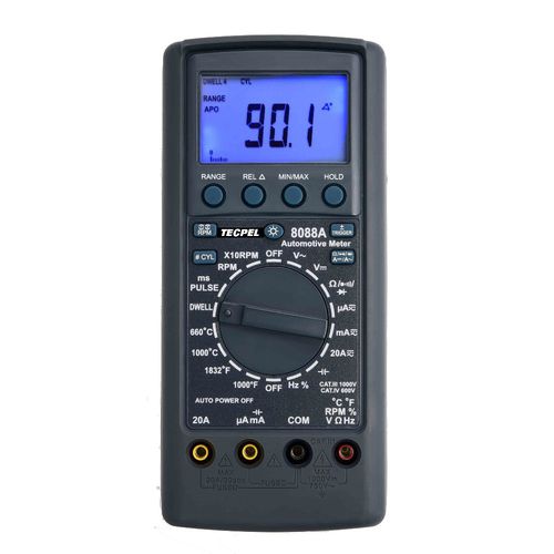 Multimetro digitale - DMM-8088A - Tecpel  Co., Ltd. - portatile / 1000 V / 400 mA