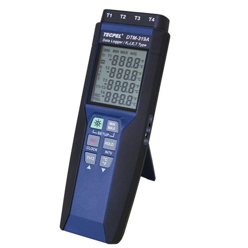 Registratore di dati di temperatura - DTM-319A - Tecpel  Co., Ltd. - USB / con display / per batteria