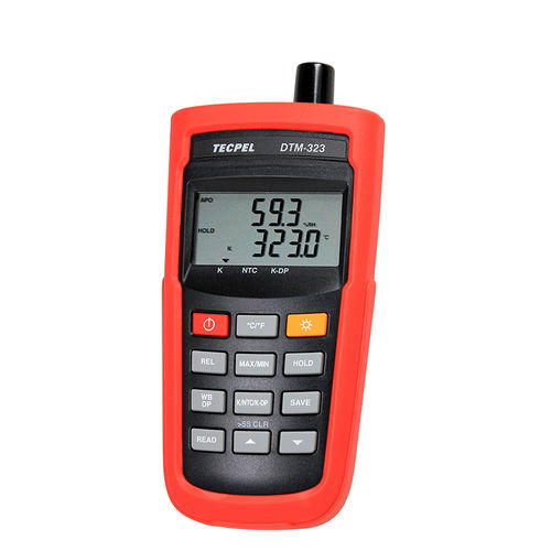 Apparecchio di misura temperatura - DTM-323   - Tecpel  Co., Ltd. - umidità relativa / portatile