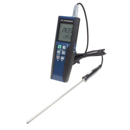 Termometro con sonda - DTM-386 - Tecpel  Co., Ltd. - Pt100 / a resistenza di platino / a lettura diretta