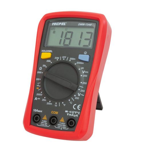 Multimetro digitale - DMM-134B - Tecpel  Co., Ltd. - portatile / 10 A / cat II