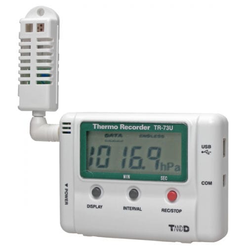 Data logger di temperatura - TR-73U - Tecpel  Co., Ltd. - di umidità relativa / di pressione barometrica / USB