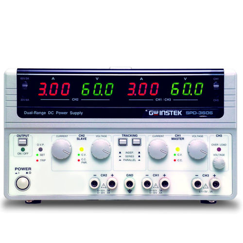 Alimentatore elettrico da tavolo - SPD-3606 - Tecpel  Co., Ltd. - AC/DC / a tripla uscita / compatto