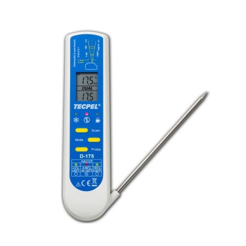 Termometro a infrarossi - D-175 - Tecpel  Co., Ltd. - con display LCD / IP65 / per prodotti alimentari