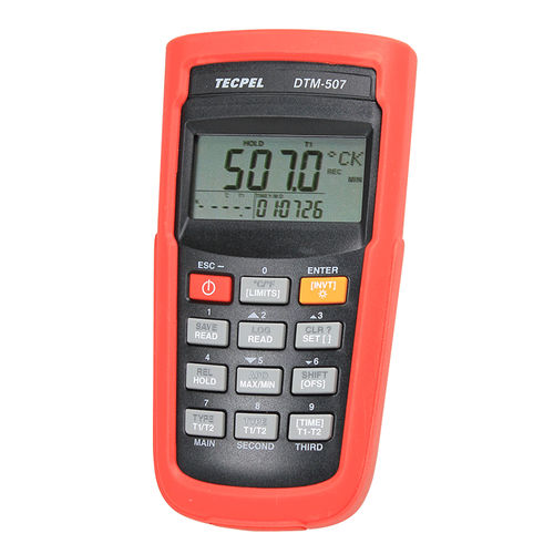Data logger di temperatura - DTM-507 - Tecpel  Co., Ltd. - RS-232 / NTC / con display LCD