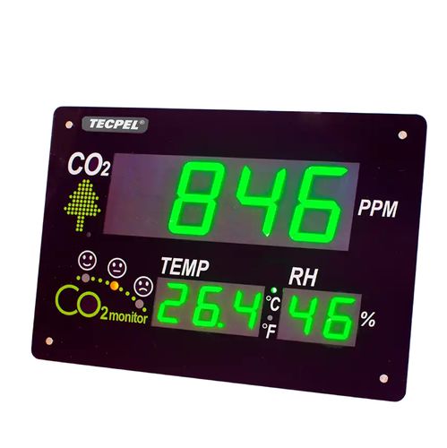 Display LED - TRH-3351 - Tecpel  Co., Ltd. - per misurazione di temperatura / per l'ecoindustria / di misurazione dell'umidità