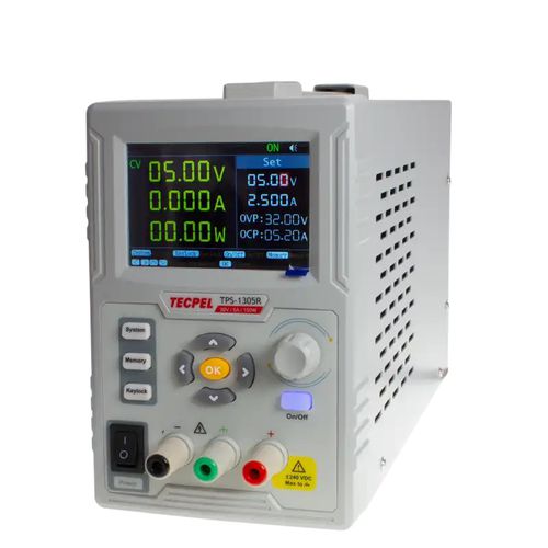 Alimentatore elettrico da tavolo - TPS-1305R - Tecpel  Co., Ltd. - AC/DC / ad uscita semplice / con protezione contro i sovraccarichi