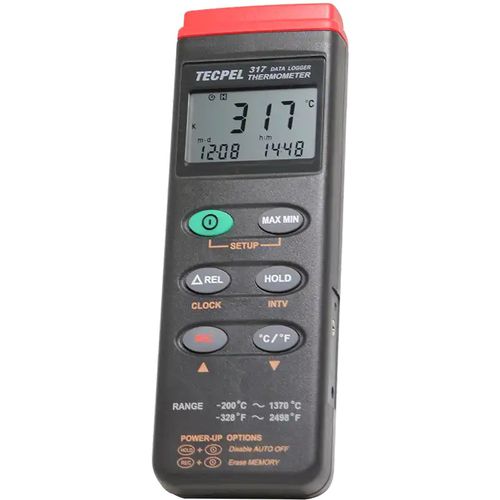 Registratore di dati di temperatura - DTM-317 - Tecpel  Co., Ltd. - USB / RS-232 / con display LCD
