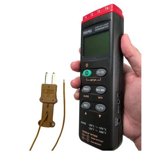 Registratore di dati di temperatura - DTM-319 - Tecpel  Co., Ltd. - USB / con display LCD / digitale