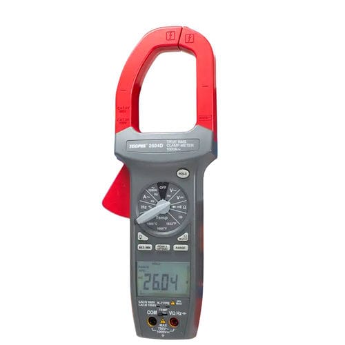Multimetro a pinza digitale - DCM-2604D - Tecpel  Co., Ltd. - portatile / 1000 V / 1000 A