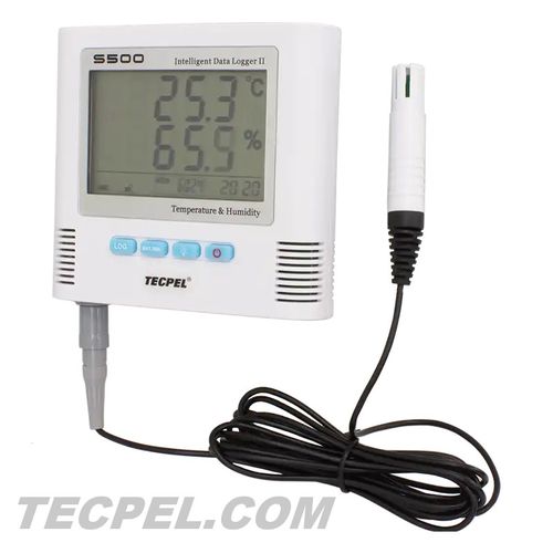Registratore di dati di temperatura e umidità - TR-S500 - Tecpel  Co., Ltd. - USB / con display LCD / per applicazioni alimentari