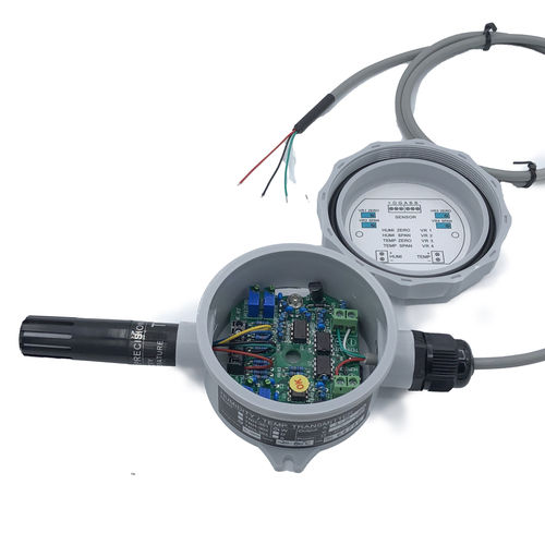 Trasmettitore di umidità relativa - TRH-300 series - Tecpel  Co., Ltd. - installato su condotto / con uscita in tensione / con uscita in corrente