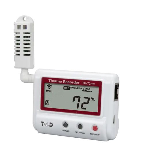 Registratore di dati di temperatura e umidità - TR-72nw - Tecpel  Co., Ltd. - USB / con display LCD / con alimentazione a batteria