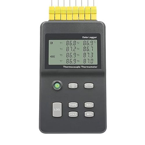 Data logger di temperatura - DTM-T8 - Tecpel  Co., Ltd. - USB / NTC / con display LCD
