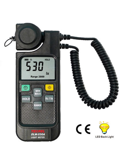 Misuratore di illuminamento digitale - DLM-530A - Tecpel  Co., Ltd. - portatile / compatto