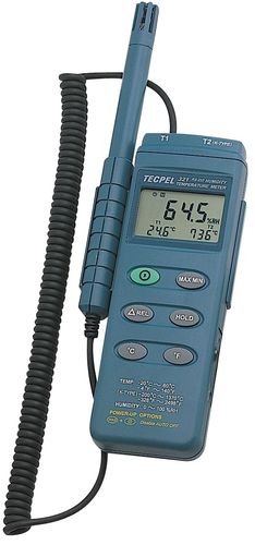Igrometro industriale - DTM-321 - Tecpel  Co., Ltd. - digitale / portatile / umidità relativa