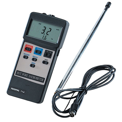 Anemometro a filo caldo - AVM-714 - Tecpel  Co., Ltd. - digitale / portatile