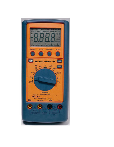 Multimetro digitale - DMM 129A - Tecpel  Co., Ltd. - portatile / 1000 V / 20 A