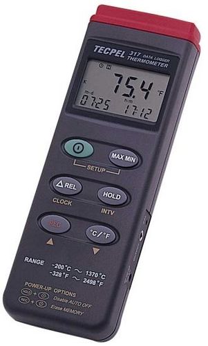 Registratore di dati di temperatura - DTM 317  - Tecpel  Co., Ltd. - USB / con display LCD / portatile