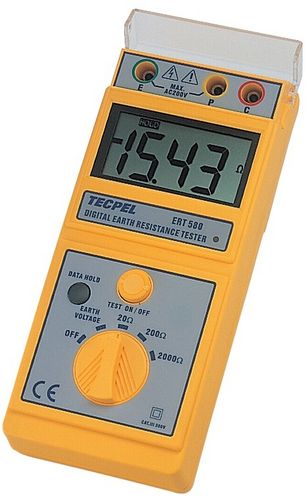 Tester di resistenza di messa a terra - ERT-580  - Tecpel  Co., Ltd. - di batteria
