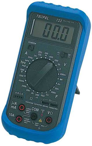Multimetro digitale - DMM 120, DMM 123 - Tecpel  Co., Ltd. - portatile / 600 V / 10 A