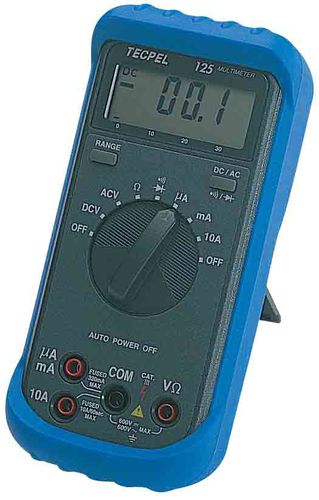 Multimetro digitale - DMM-125   - Tecpel  Co., Ltd. - portatile / 600 V / 10 A