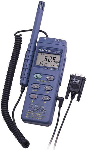 Termo-igrometro digitale - DTM 322 - Tecpel  Co., Ltd. - portatile / umidità relativa / temperatura