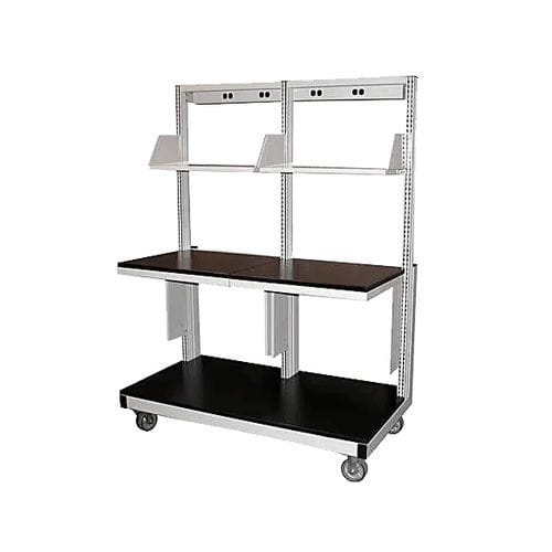 Carrello da laboratorio - ALPHA - Kewaunee Scientific Corporation - a ripiani / con rotelle