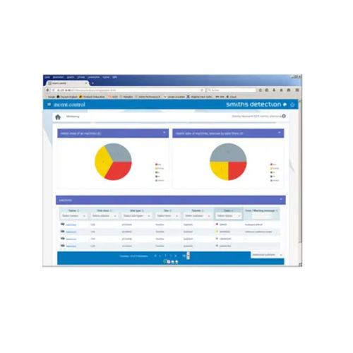 Piattaforma web di supervisione - incent.control - Smiths Detection - industriale / in tempo reale