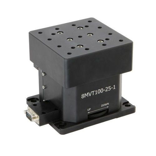 Piastra di posizionamento di traslazione - 8MVT100-25-1 series - Standa - verticale / a motore / 1 asse
