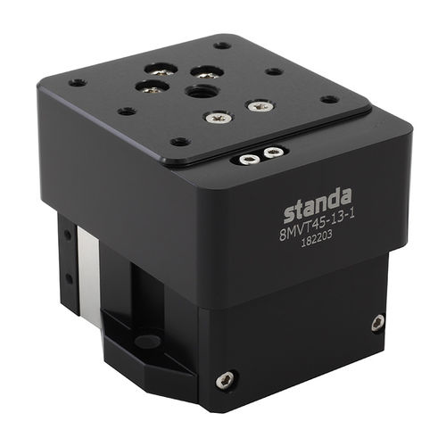 Piastra di posizionamento con motore passo-passo integrato - 8MVT45-13 - Standa - Z / a motore / monoassiale