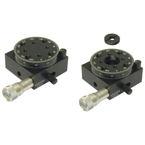 Piastra di posizionamento rotativa - 7R7 series - Standa - manuale / 1 asse / in miniatura