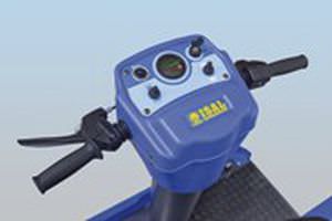 Spazzatrice uomo a bordo - PB 106 E - PB 106 SH - ISAL srl - a benzina / a batteria