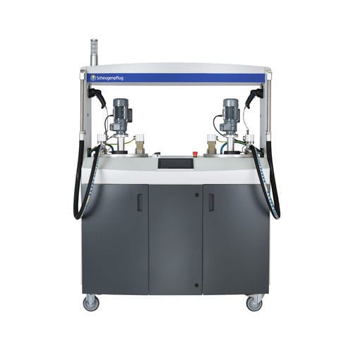 Stazione di preparazione per materiali - LiquiPrep LP804 - Scheugenpflug GmbH - d'alimentazione / per fluido autolivellante