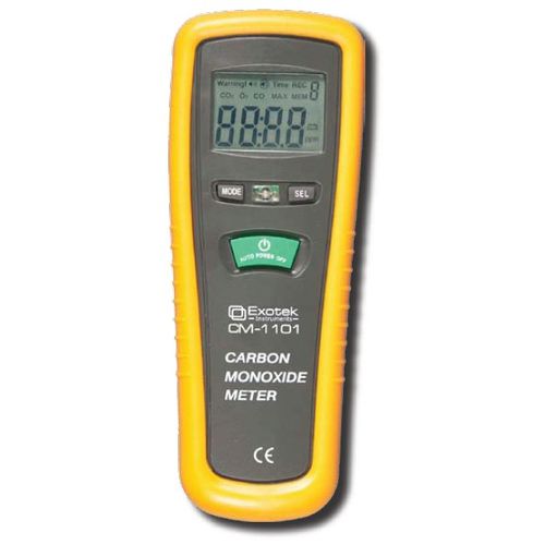 Rilevatore di gas - CM-1101 - Exotek Instruments - di monossido di carbonio / portatile