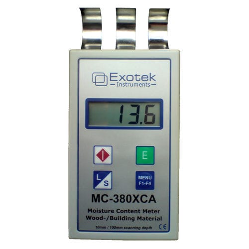 Misuratore di umidità per legno - MC-380XCA - Exotek Instruments - per materiali da costruzione / dielettrico / con display digitale