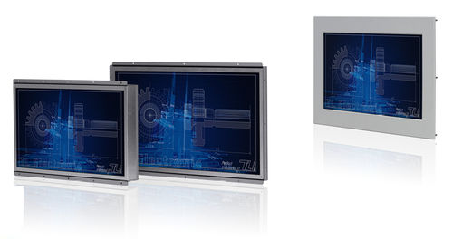 Monitor LCD - WM series  - TL Electronic - con touch screen resistivo / industriale / 27"