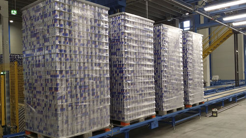 Reggiatrice automatica - MESSERSI' PACKAGING - per lattine / per bevande / per l'industria dell’imbottigliamento