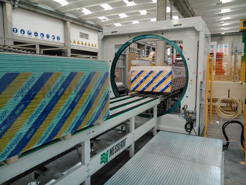 Linea di imballaggio per edificio - MESSERSI' PACKAGING - per prodotti edili / per multiprodotti