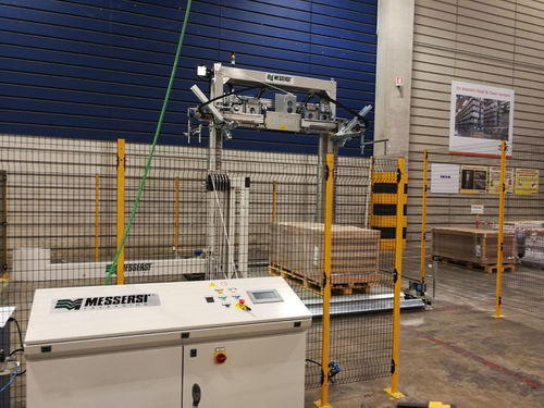 Reggiatrice automatica - VR80  - MESSERSI' PACKAGING - per legno / per l'industria del legno / verticale