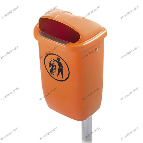 Contenitore per rifiuti in HDPE - Weber GmbH & Co. KG Abfallbehaelter & Container - per rifiuti urbani / bloccabile