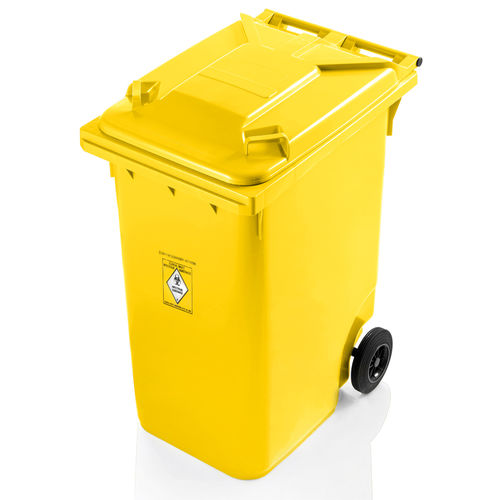 Cassonetto in HDPE - MGB 360 L - Weber GmbH & Co. KG Abfallbehaelter & Container - per rifiuti sanitari / con coperchio / con sistema di sicurezza