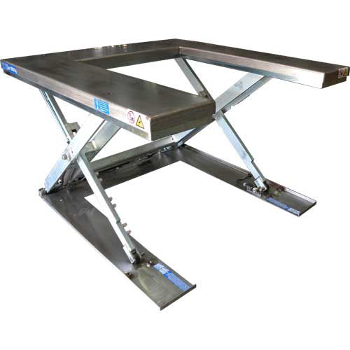 Tavola elevatrice a forbice - LPBLU-SG series - Lift Products - elettrica / manuale / stazionaria