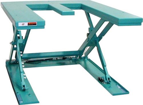 Tavola elevatrice con vassoio a E - E-Lift - Lift Products - a forbice / idraulica / stazionaria