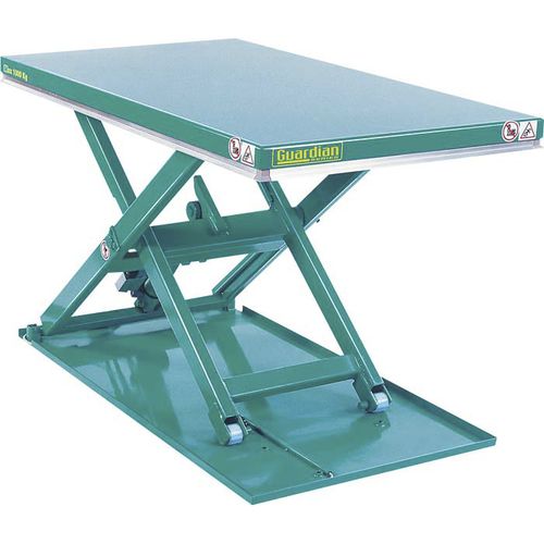 Tavola elevatrice a forbice - Guardian LPBL - Lift Products - manuale / stazionaria / extrapiatta