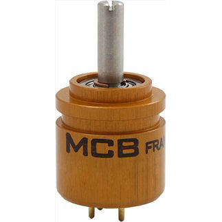 Potenziometro monogiro - PP12 SR series - Vishay MCB industrie - manuale / analogico / con plastica conduttrice