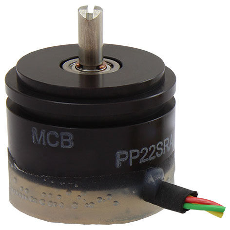Potenziometro rotativo - PP22 SA - Vishay MCB industrie - a motore / con plastica conduttrice